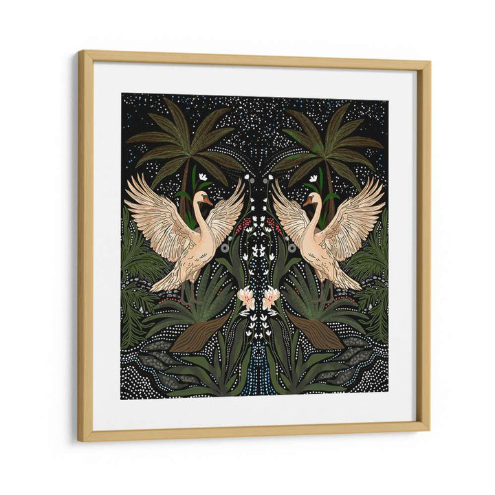 Elegant SWAN DANCE, FLORAL FLOWER PAINTINGS bring serenity and style to any space with their captivating design.