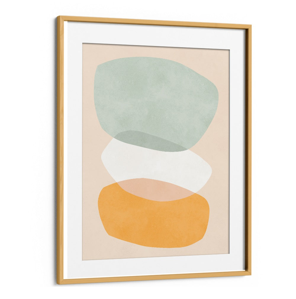 Stylish ROCK OVERLAY II, ABSTRACT PAINTINGS featuring soft shapes in muted colors for elegant decor. Enhance your space!