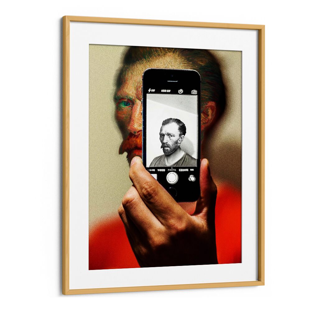 Transform your space with the SHOW YOU MY SELFIE, ALTERED ART PRINTS by Dikhotomy, featuring a striking selfie concept.