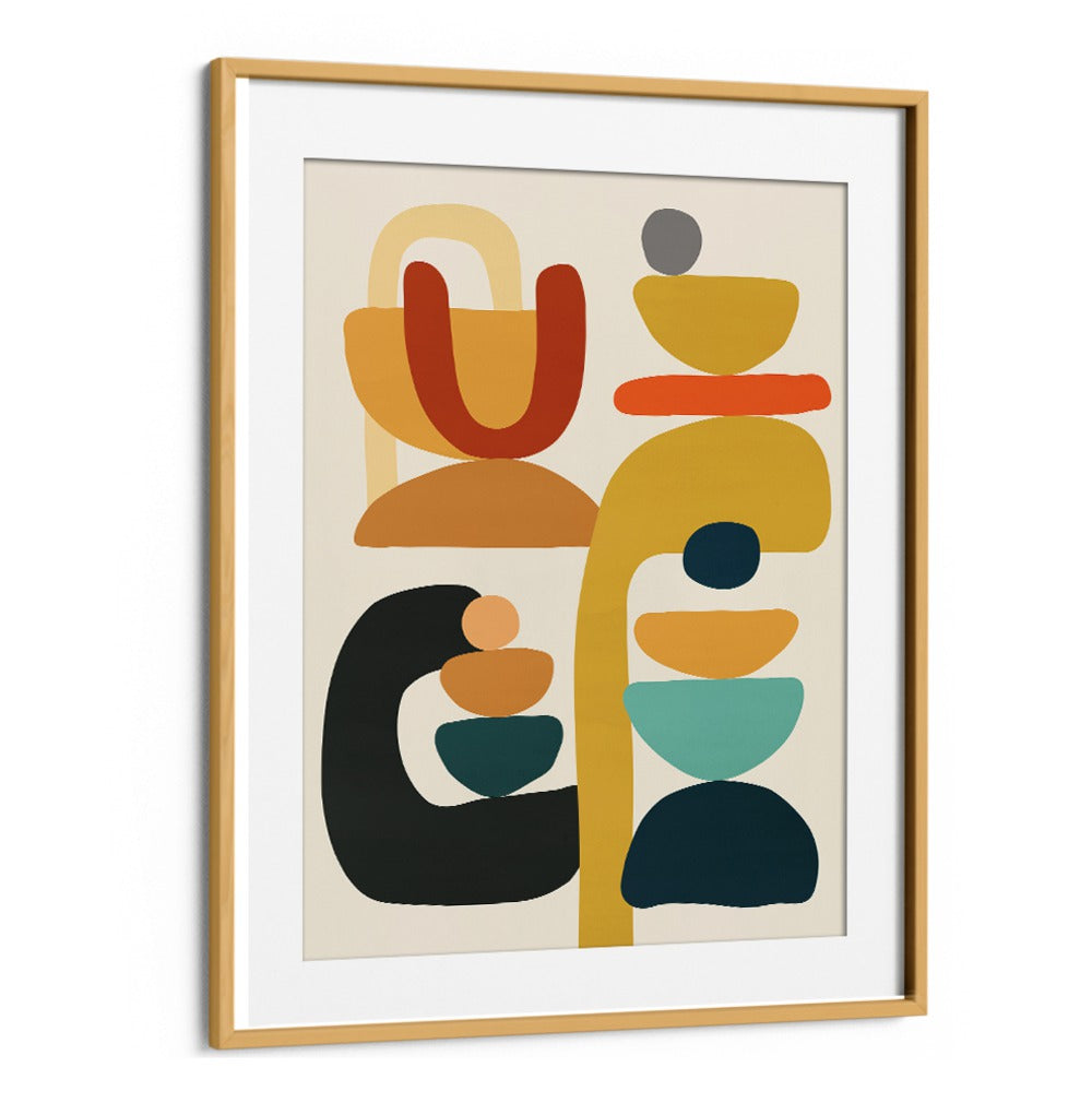Colorful abstract design of ORGANIC III, BOHO ART PAINTINGS, perfect for modern decor and sustainable living.