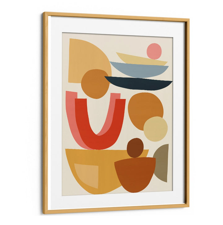 Colorful ORGANIC V, GEOMETRIC ART PRINTS featuring modern design elements that blend organic shapes with geometric precision.