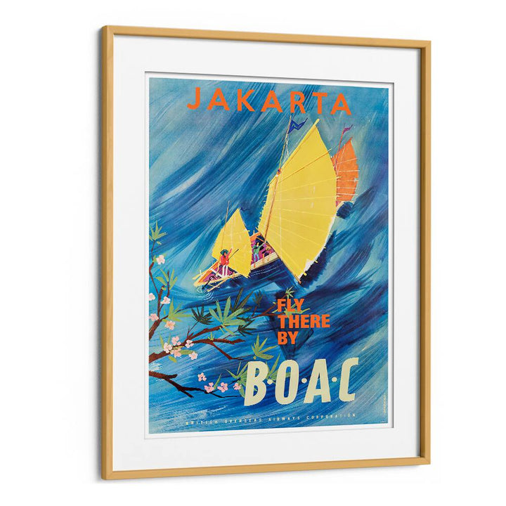 Explore JAKARIA, VINTAGE TRAVEL POSTERS featuring vibrant artwork from Jakarta, perfect for travel enthusiasts.