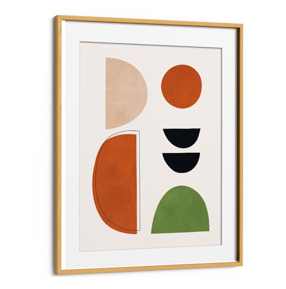Showcasing vibrant shapes, the EXPRESSIVE VI, GEOMETRIC ART PRINTS enhance any modern decor elegantly.