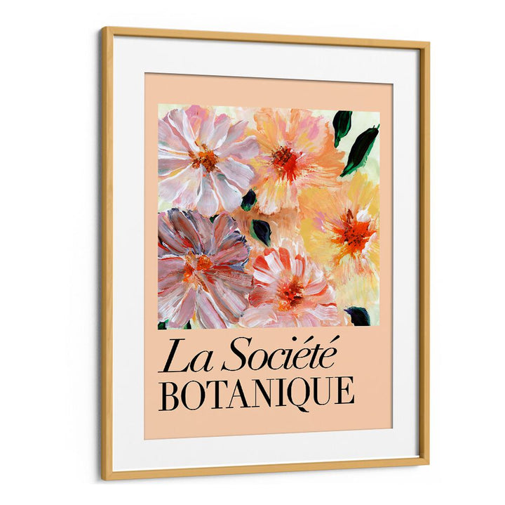 Bright and cheerful BOTANIQUE PEACH, FLORAL FLOWER PAINTINGS perfect for transforming any space with vibrant artistry.