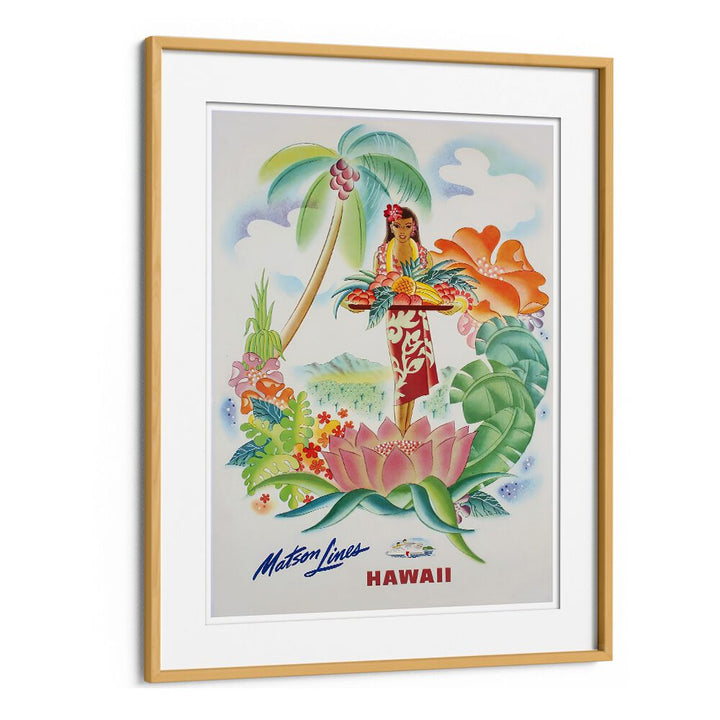 Vibrant HAWAII IV, VINTAGE TRAVEL POSTERS showcasing Hawaii's beauty and culture, perfect for any decor.