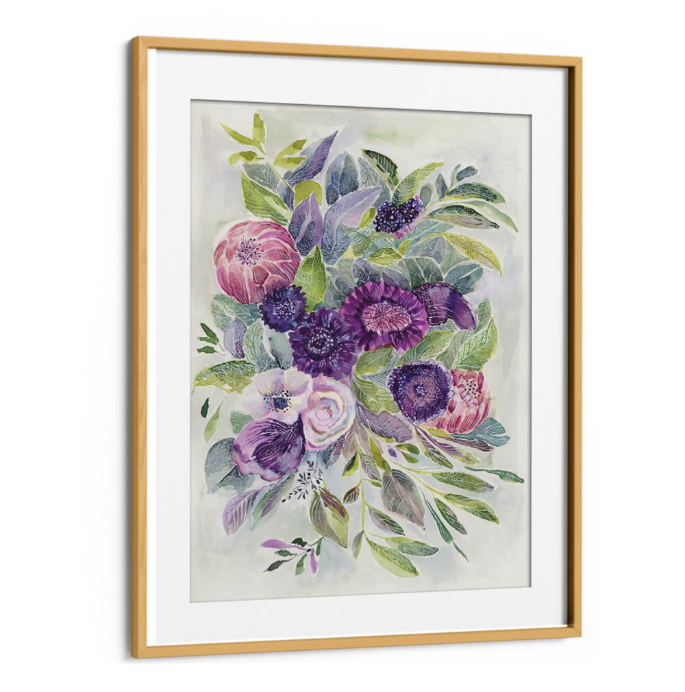 Enchanting floral artwork titled SECRET GARDEN, perfect for adding tranquility and beauty to any space.