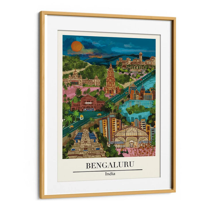 BENGALURU, TRAVEL POSTERS showcasing vibrant culture and energy, beautifully illustrated by Saumya Agarwal.