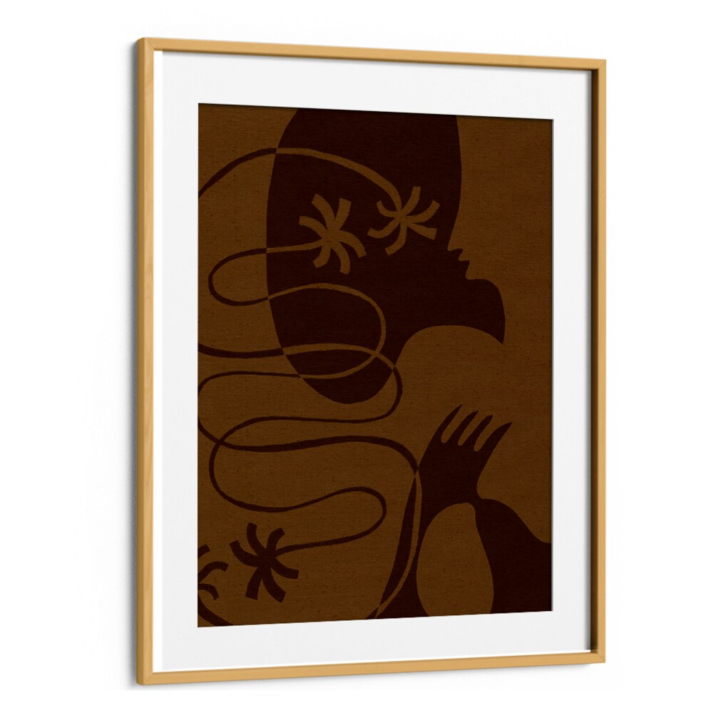 Stylish framed artwork featuring rich colors, perfect for fans of THE LAND STORY IV, BOHO ART PAINTINGS.