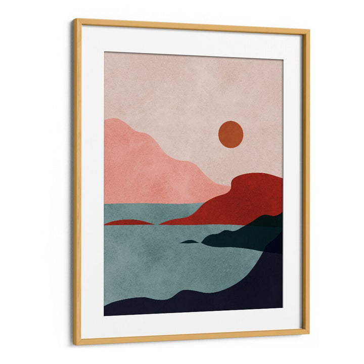 Vibrant WATERCOLOR XI, LANDSCAPE PAINTINGS featuring abstract nature elements in soft hues, perfect for home decor.