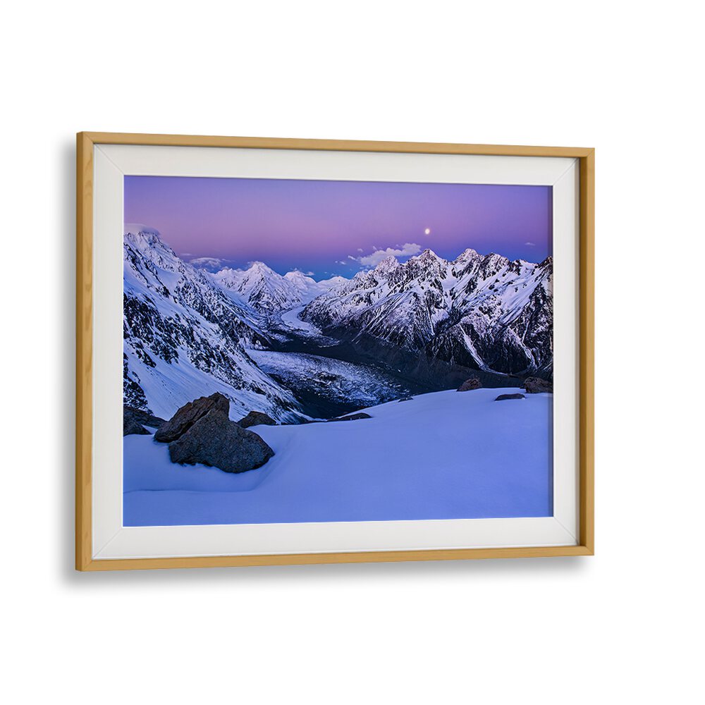 Stunning landscape showcasing snow-capped mountains, part of A STATE OF TRANQUILITY, PHOTOGRAPHY PRINTS collection.