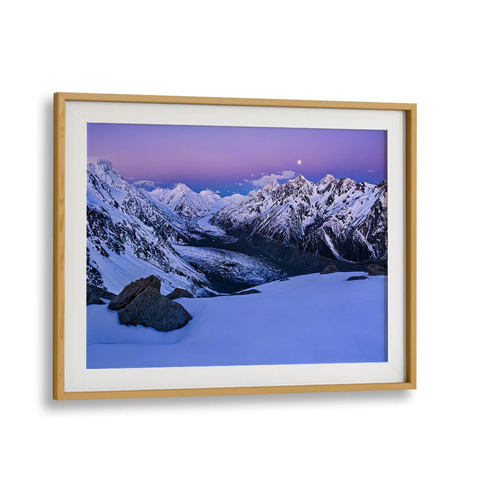 Stunning landscape showcasing snow-capped mountains, part of A STATE OF TRANQUILITY, PHOTOGRAPHY PRINTS collection.