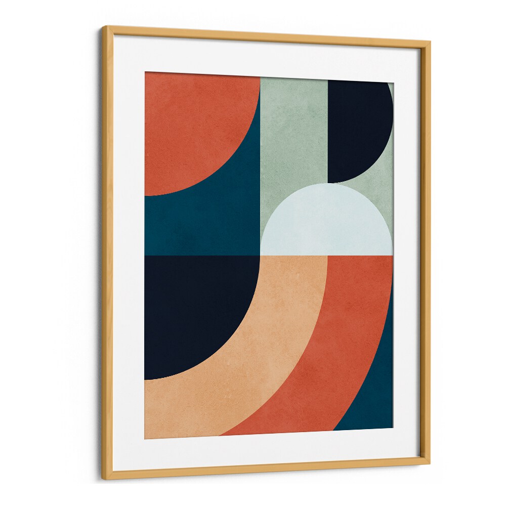 CIRCLES IN HARMONY XIV, GEOMETRIC ART PRINTS showcase vibrant colors and shapes, perfect for any modern decor.