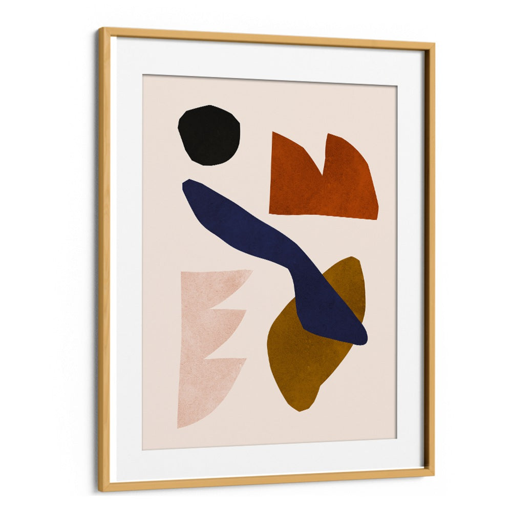 Colorful abstract shapes in the EXPRESSIVE VIII, GEOMETRIC ART PRINTS, perfect for enhancing creative spaces.