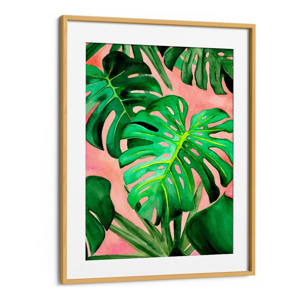 MONSTERA LARGE , FLORAL FLOWER PAINTINGS