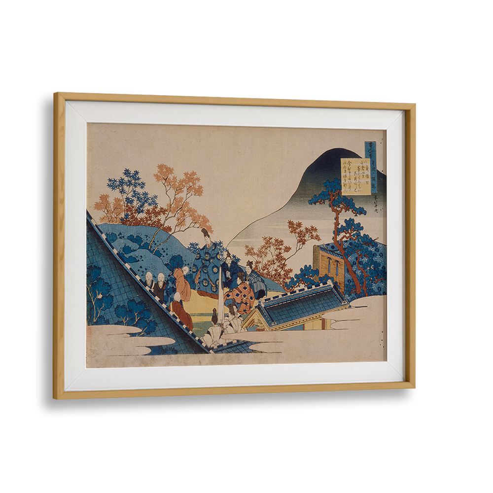 HOKUSAI'S POEM , VINTAGE PAINTINGS