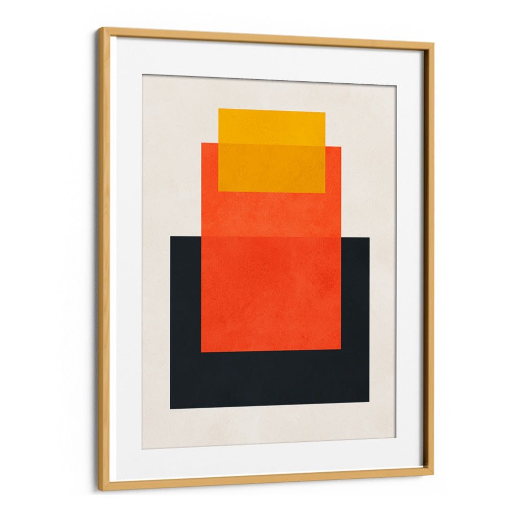 Bright and modern OVERLAPPING II, GEOMETRIC ART PRINTS showcasing layered shapes in vibrant colors for stylish decor.