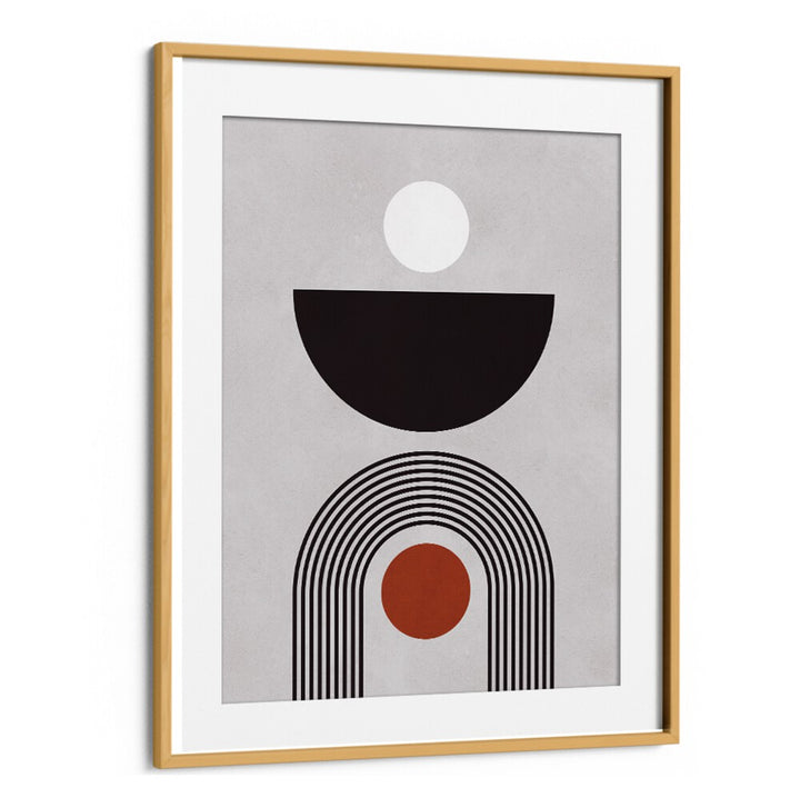 Abstract design featuring geometric shapes in neutral tones, perfect for LINES AND CIRCLES XV, BOHO ART PAINTINGS.