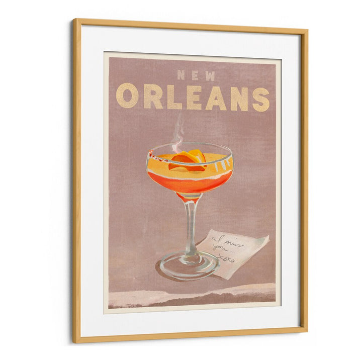 Transform your space with vibrant New Orleans Cocktail, Bar art, celebrating the city's lively bar culture.