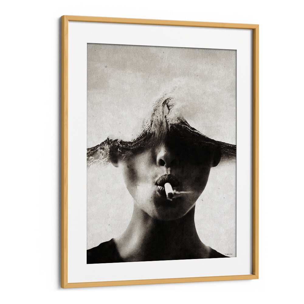 Surreal art print "THE SOUND OF WAVES, SURREAL ART PRINTS" captures a mesmerizing blend of sound and imagery.