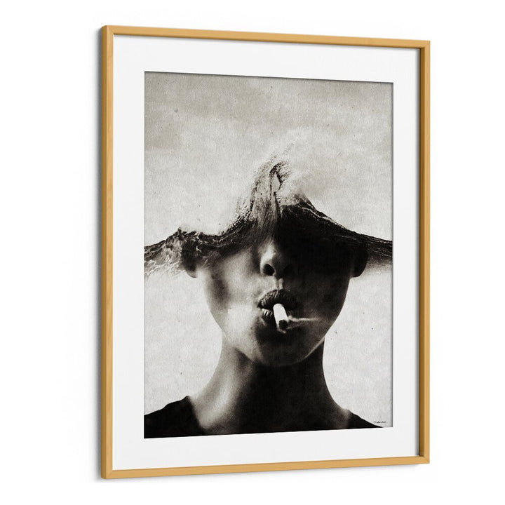 Surreal art print "THE SOUND OF WAVES, SURREAL ART PRINTS" captures a mesmerizing blend of sound and imagery.