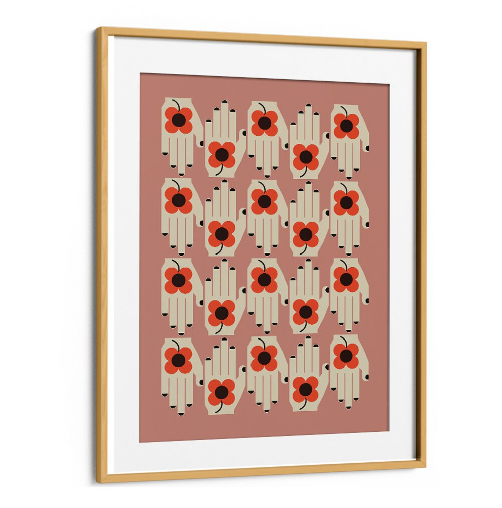 Vibrant FLOWER IN THE HAND, FLORAL FLOWER PAINTINGS add a touch of nature's beauty to your home decor.