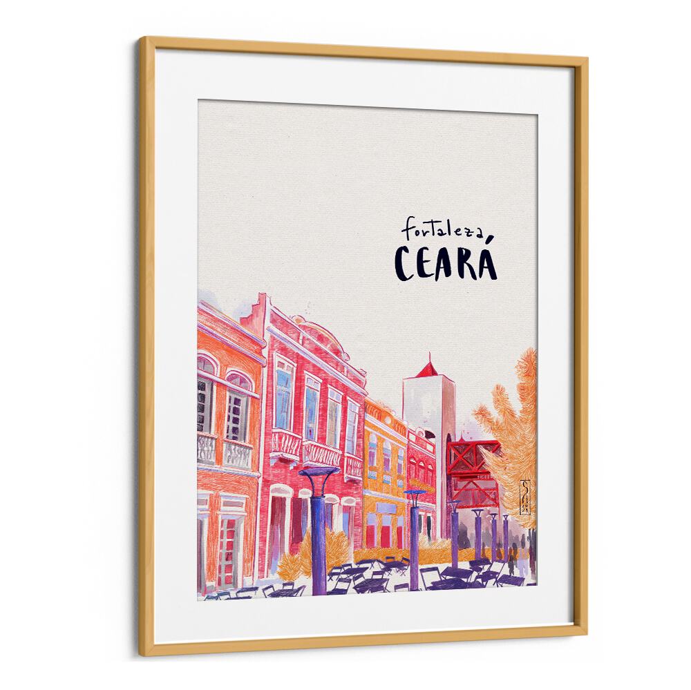 Vibrant FORTALEZA, TRAVEL POSTERS showcasing the colorful streets and culture of this beautiful Brazilian city.
