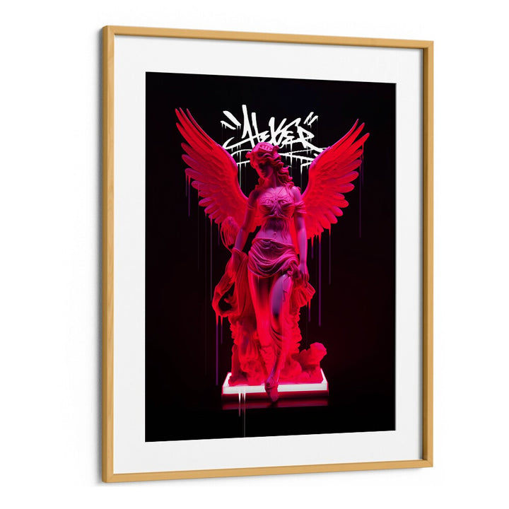 Transform your space with NEON ATHENEA, ALTERED ART PRINTS by Dikhotomy, showcasing vibrant, modern artistry.