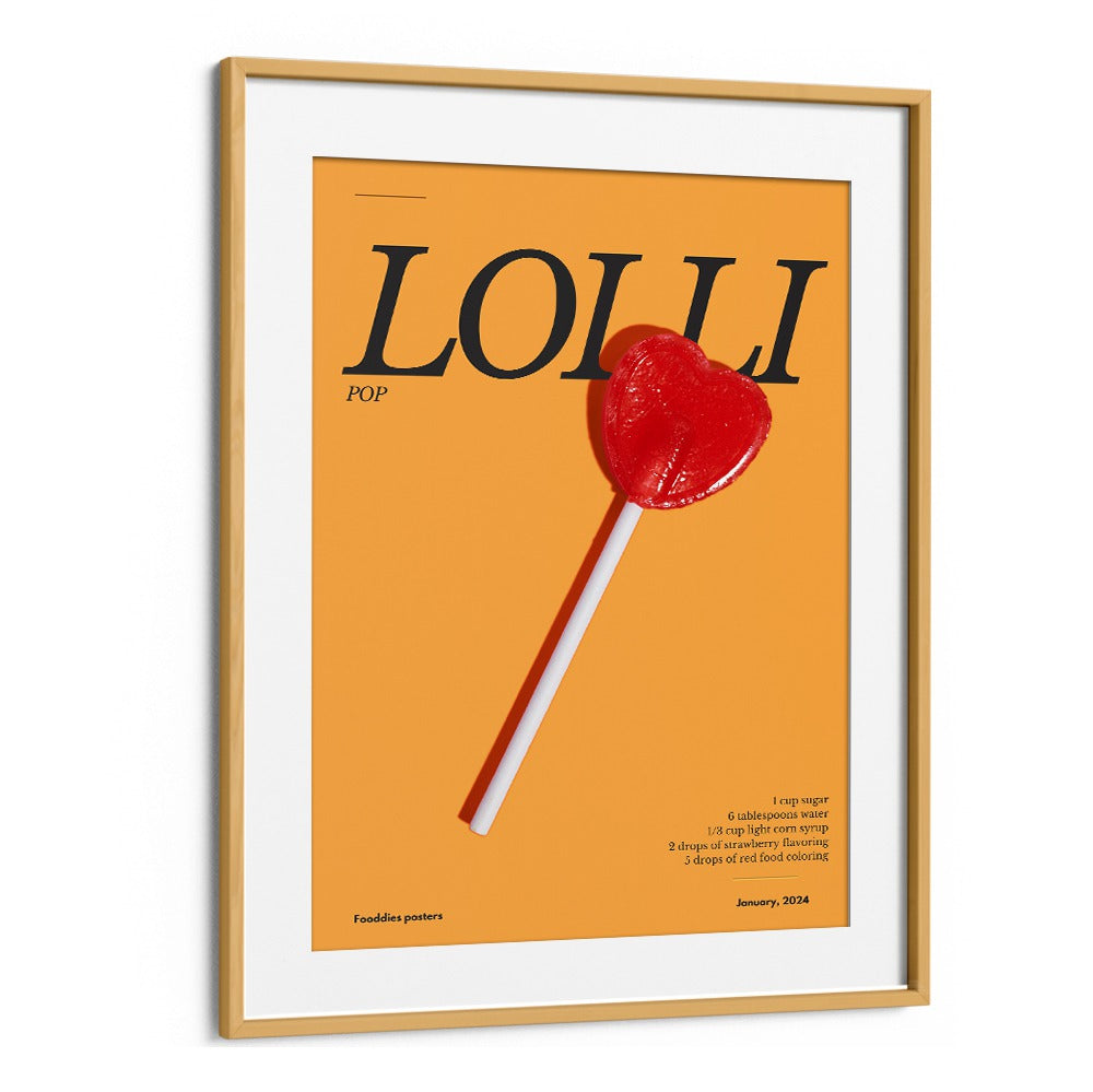 Delight in the HEART LOLLIPOP, BAR & CAFE ART featuring a vibrant heart-shaped lollipop, perfect for any sweet occasion.