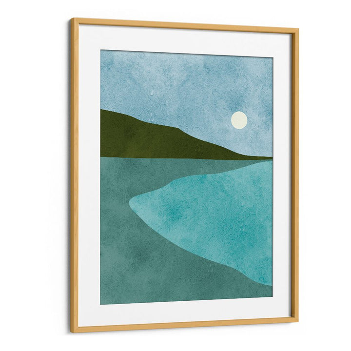 Modern WATERCOLOR III, LANDSCAPE PAINTINGS showcase nature's beauty with abstract watercolor techniques and serene colors.