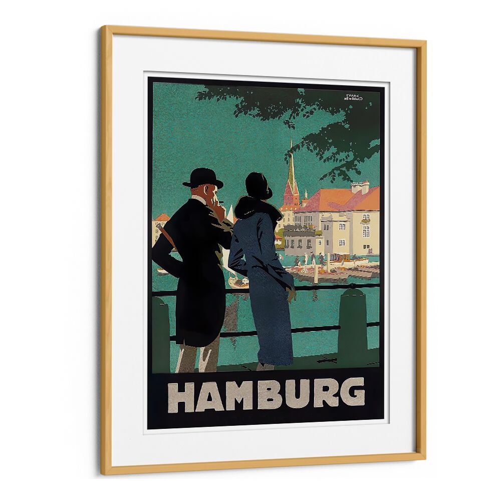 Stylish Hamburg I Vintage Travel Posters showcase iconic views of Germany's vibrant city, perfect for decor enthusiasts.