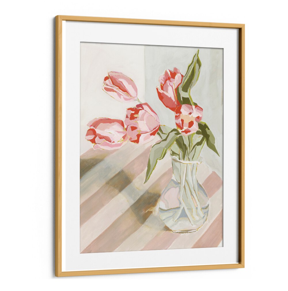 Vibrant TULIPS IN A VASE brighten any room, adding elegance and natural beauty to your home decor.