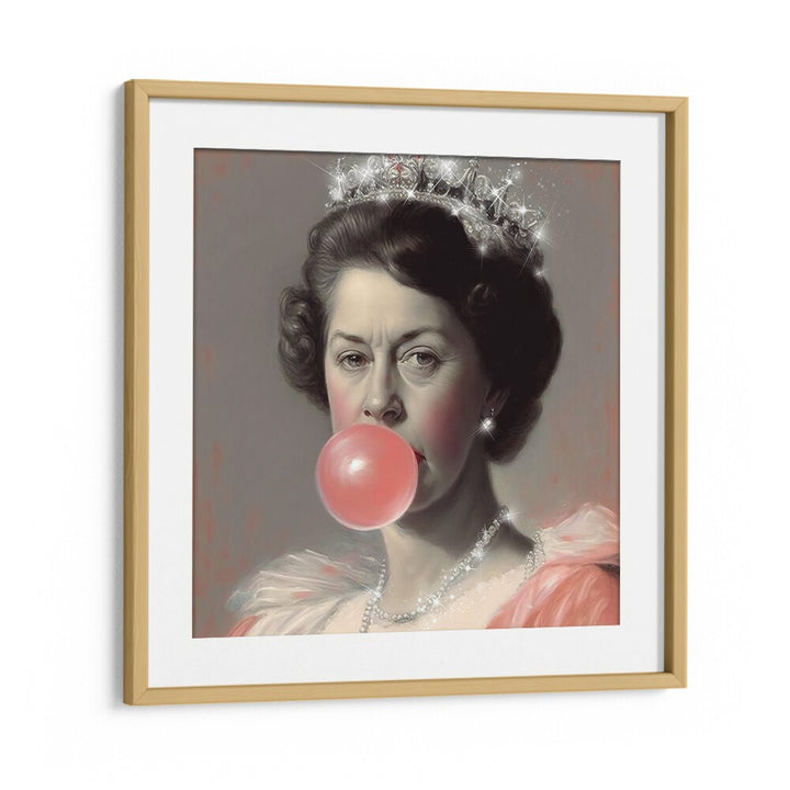 Glitter Queen, altered art prints by Dikhotomy, showcase regal style with a playful twist, enhancing any space.