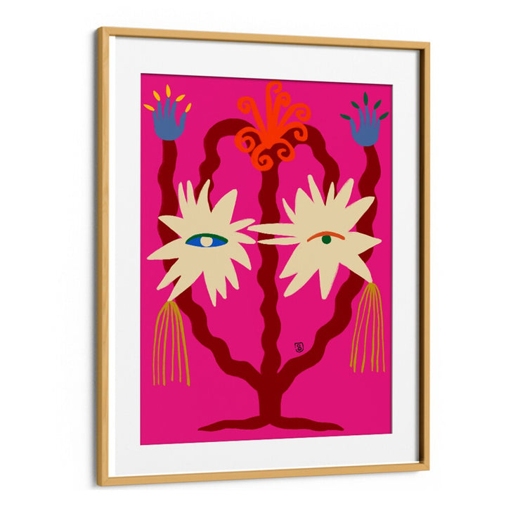 Bright and colorful art print, "LOOKING FORWARD, VIBRANT," perfect for energizing any space with a bold design.