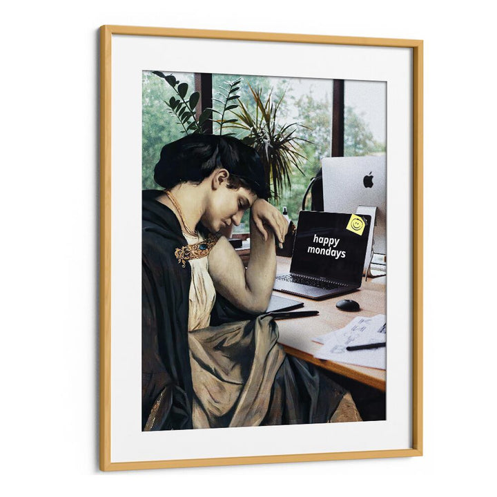 Vibrant HAPPY MONDAYS, ALTERED ART PRINTS by Dikhotomy enhances any space with creativity and joy. Perfect for decor!