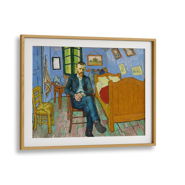VINCENT'S ROOM, ALTERED ART PRINTS captures van Gogh's essence in a vibrant, contemporary style by Dikhotomy.