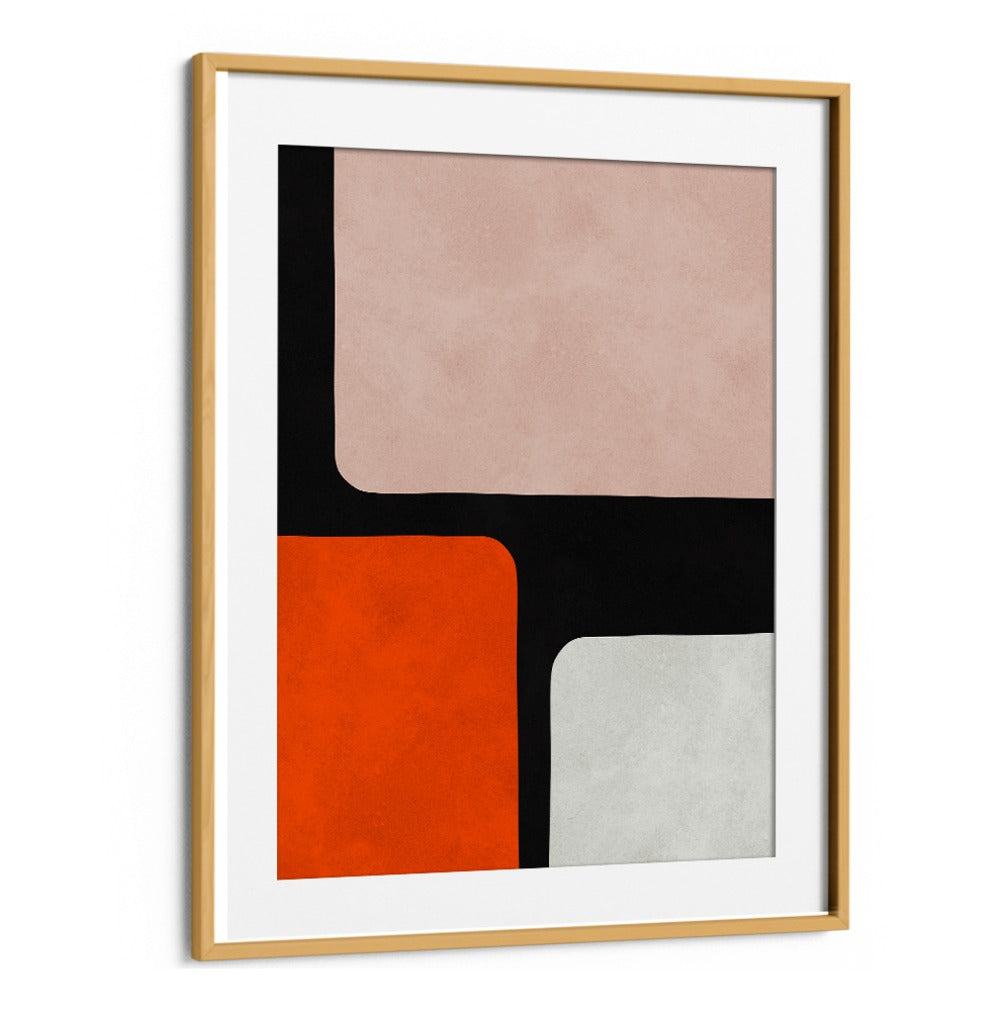 Vibrant EXPRESSIONIST I, GEOMETRIC ART PRINTS showcasing abstract shapes, perfect for modern decor.