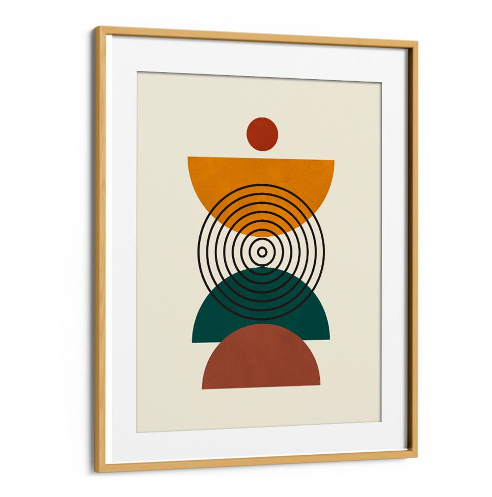 Modern LINES AND CIRCLES, BOHO ART PAINTINGS with geometric shapes, adding vibrant style to any space.