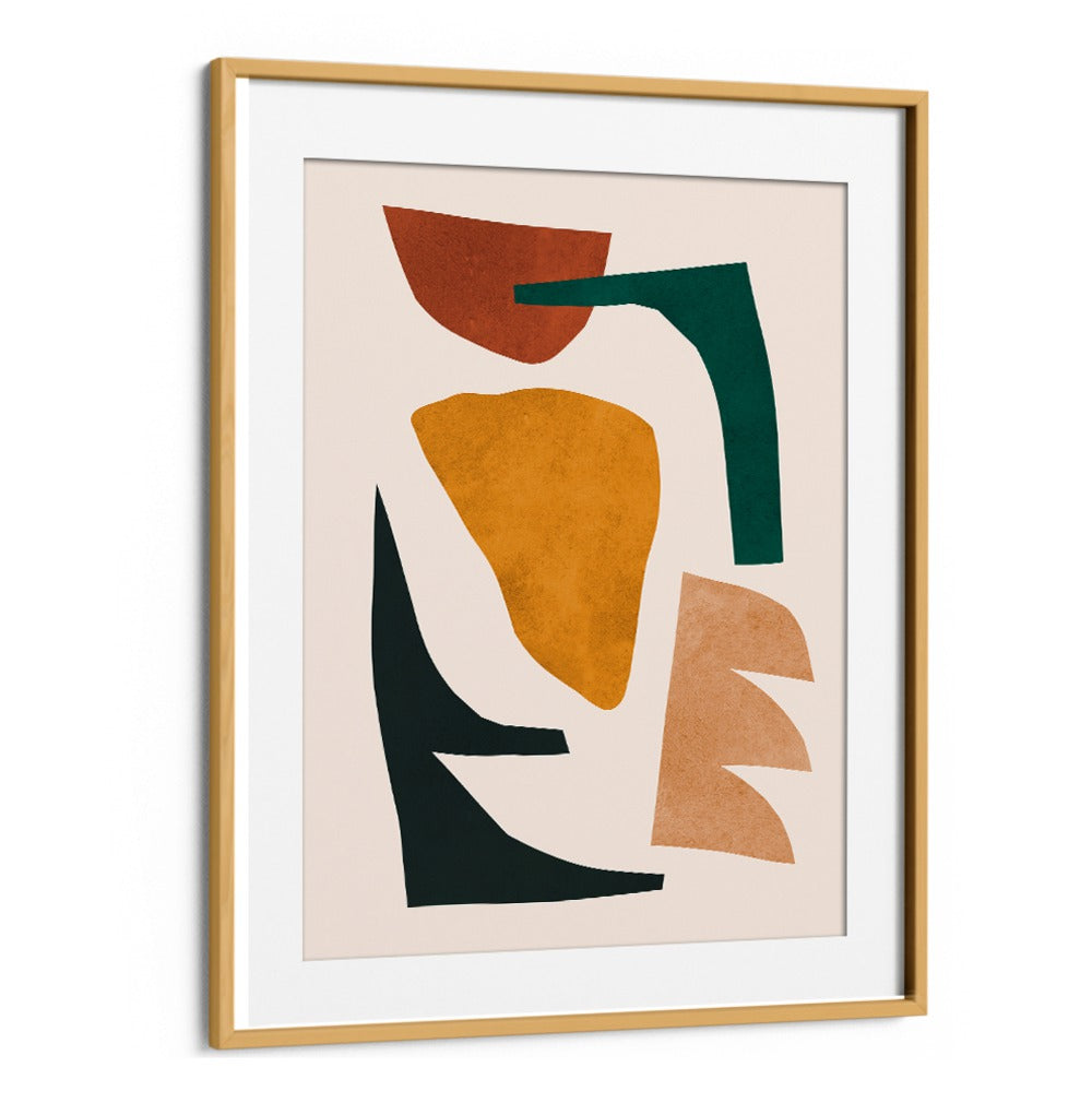 Stylish EXPRESSIVE VI, GEOMETRIC ART PRINTS in a modern frame, perfect for enhancing any creative space.