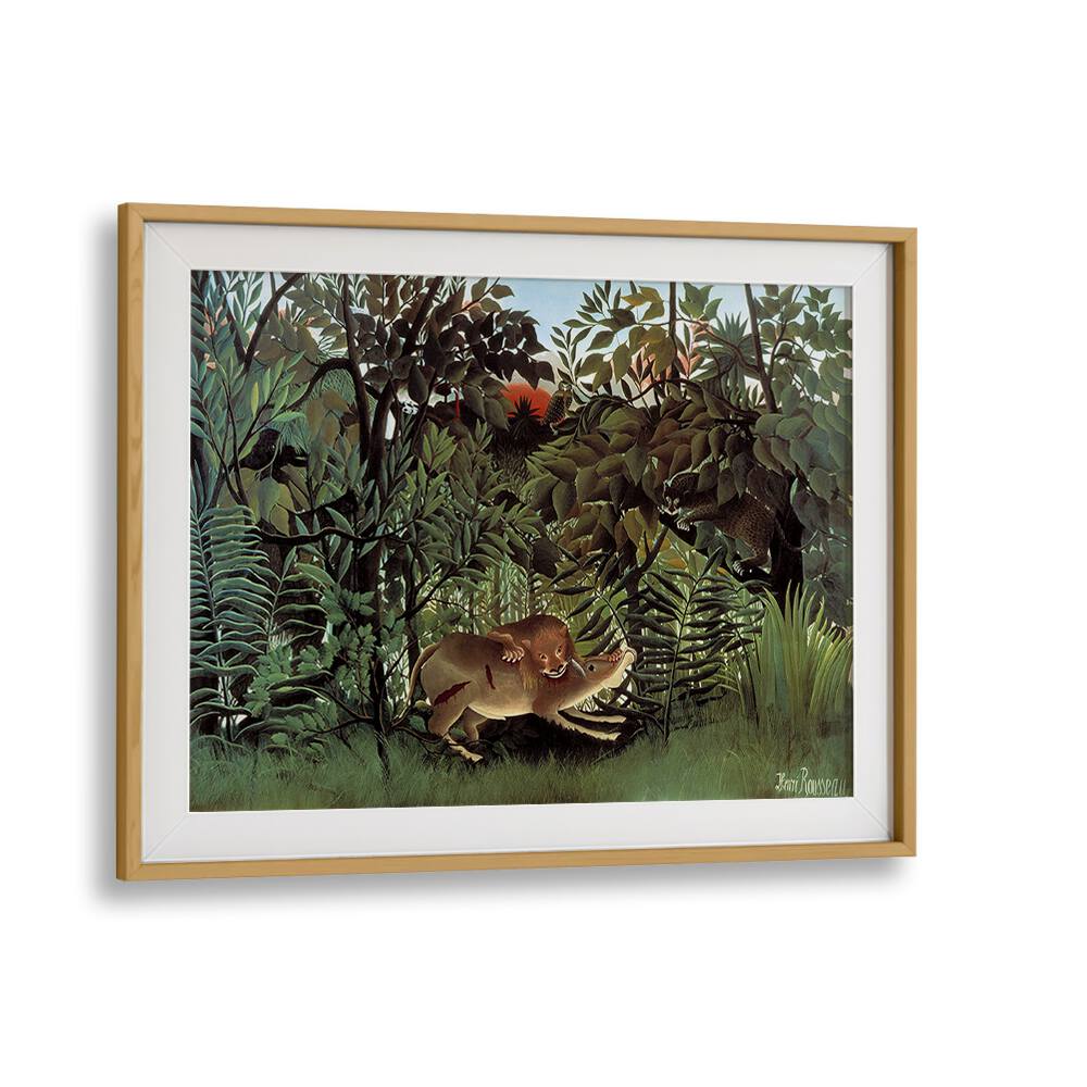 THE HUNGRY LION (1905) , VINTAGE PAINTINGS
