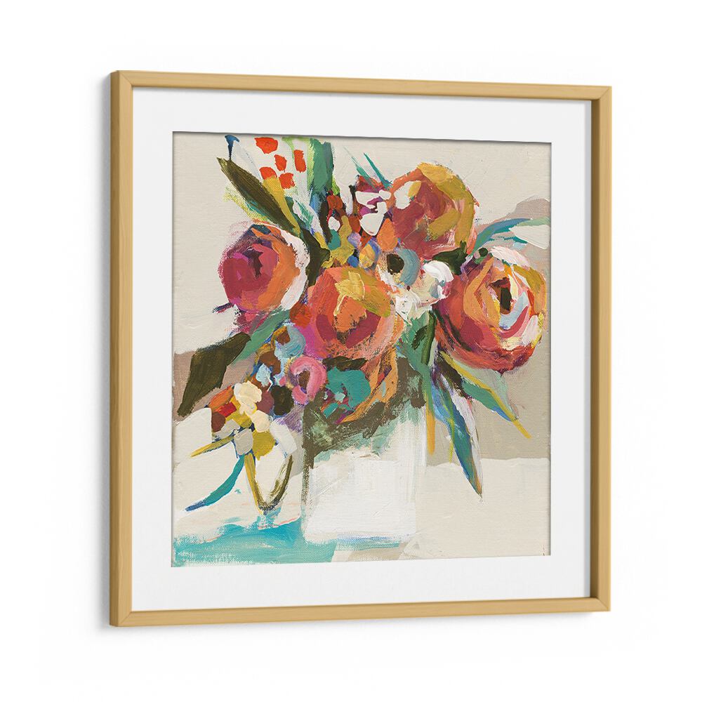 Vibrant AUTUMN BOUQUET, FLORAL FLOWER PAINTINGS that enhance any space with abstract floral beauty. Perfect for decor lovers.