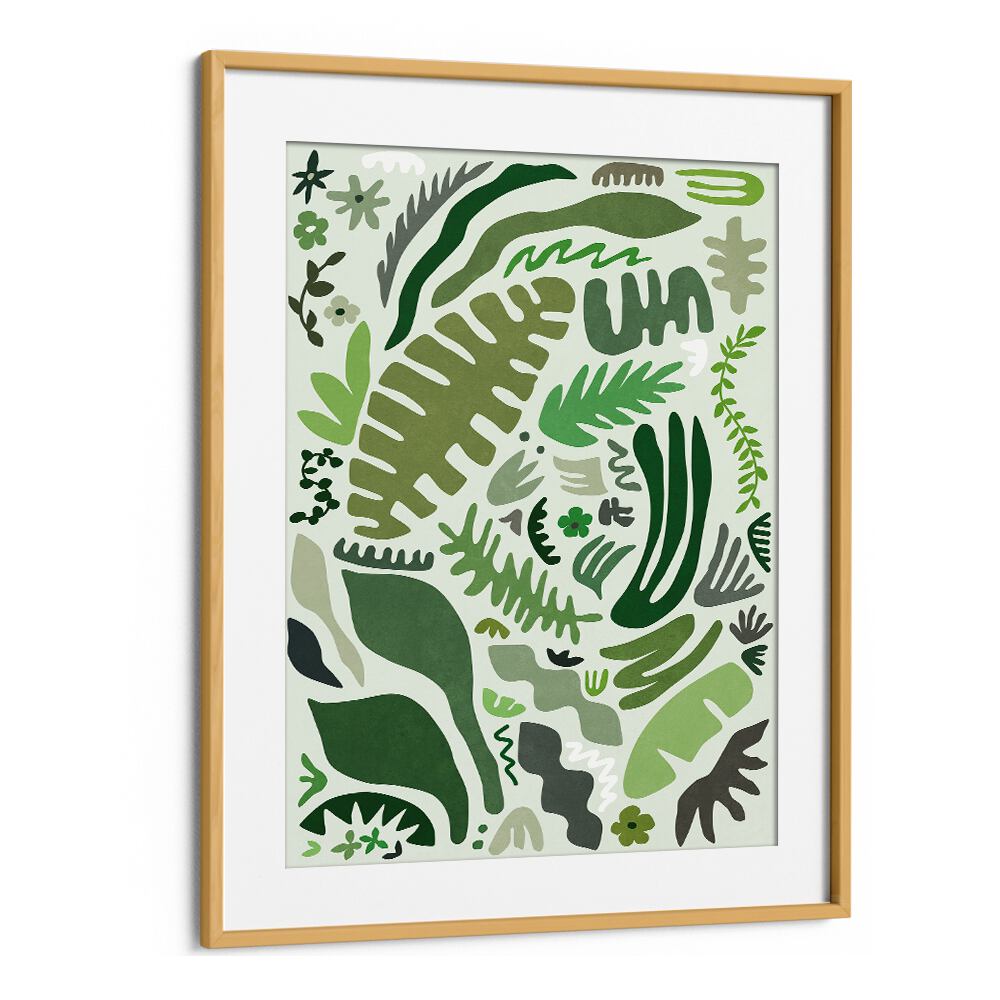 Vibrant GREEN GARDEN, FLORAL FLOWER PAINTINGS showcasing lush botanical designs, perfect for home decor.