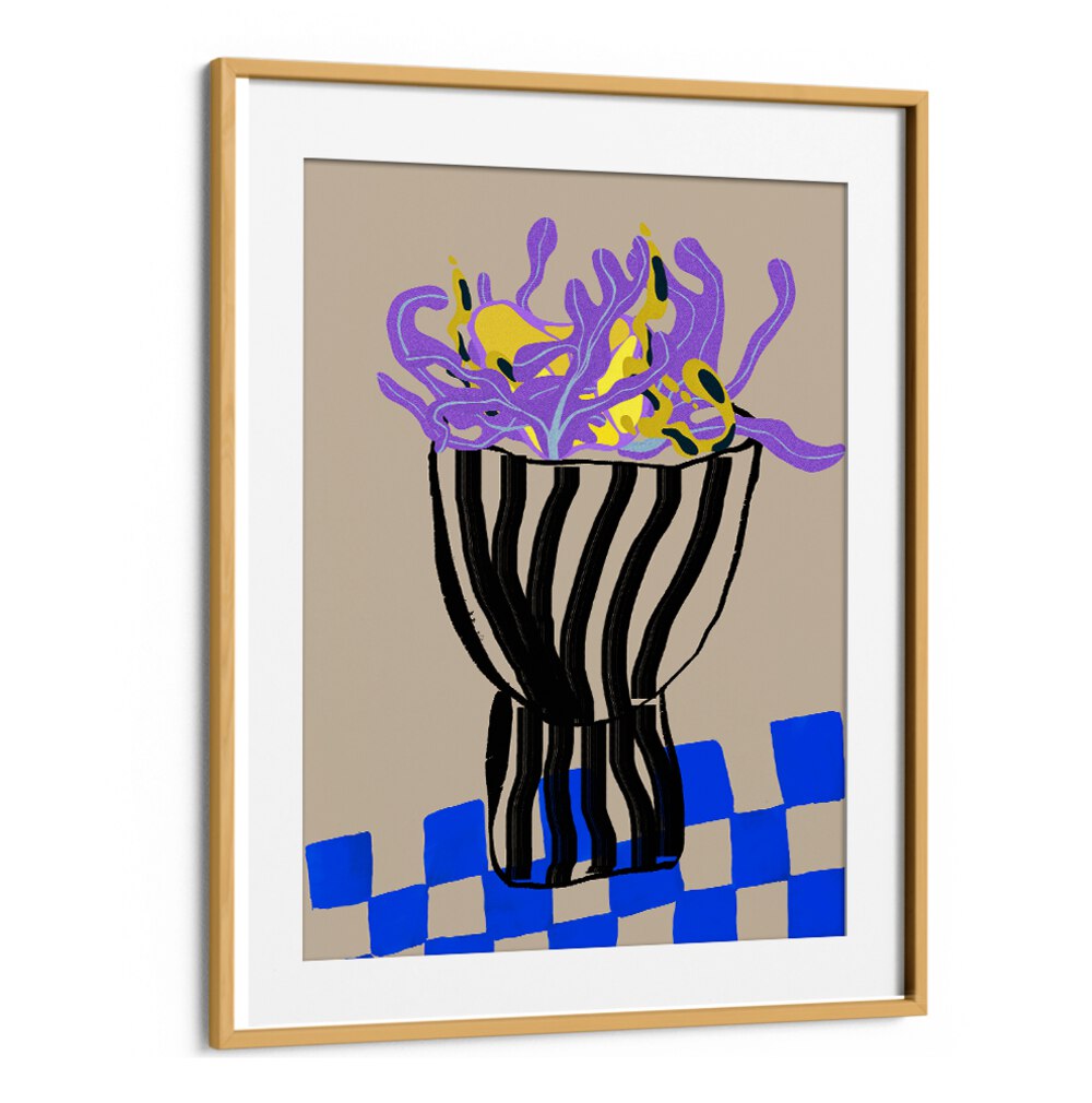 Stunning MODERN VASE with abstract artwork, perfect for elevating your home décor. Ideal for conversation starters.