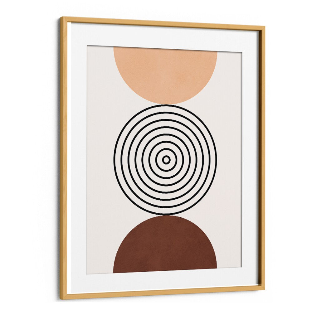 Geometric elegance shines in LINES AND CIRCLES XXVI, BOHO ART PAINTINGS, perfect for modern decor.