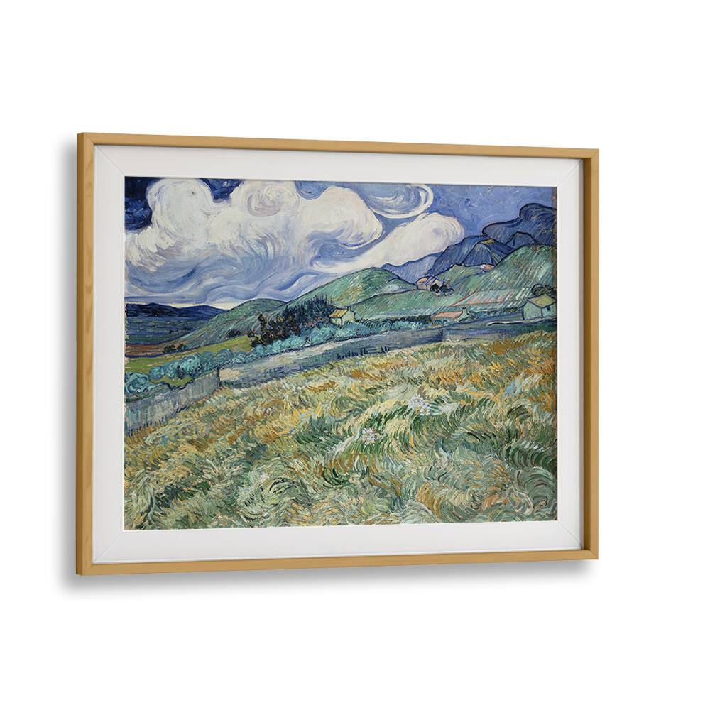 VINCENT VAN GOGH - LANDSCAPE FROM SAINT-RÉMY , VINTAGE PAINTINGS