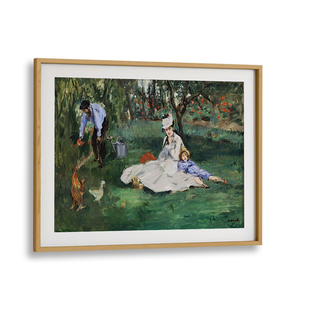 THE MONET FAMILY , VINTAGE PAINTINGS