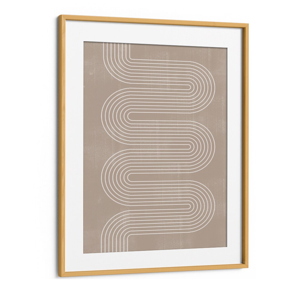 Minimal Simple Arch III, BOHO ART PAINTINGS in a stylish frame, perfect for modern decor by The Miuus Studio.