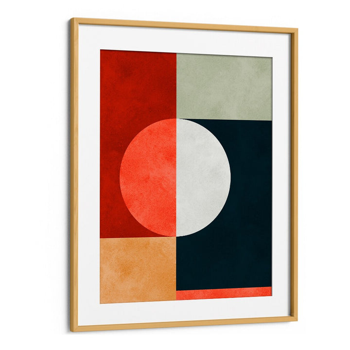 Captivating GEOMETRIC HARMONY V art print, showcasing modern elegance and vibrant colors for stylish spaces.
