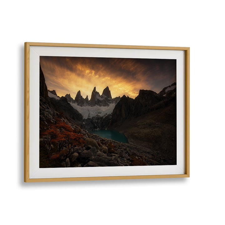 Stunning PATAGONIA MOUNTAIN LIGHT, PHOTOGRAPHY PRINTS showcasing rugged landscapes and vibrant sunset hues.