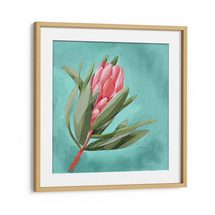 Elegant PROTEA, FLORAL FLOWER PAINTINGS featuring a vibrant design, perfect for sophisticated home decor.