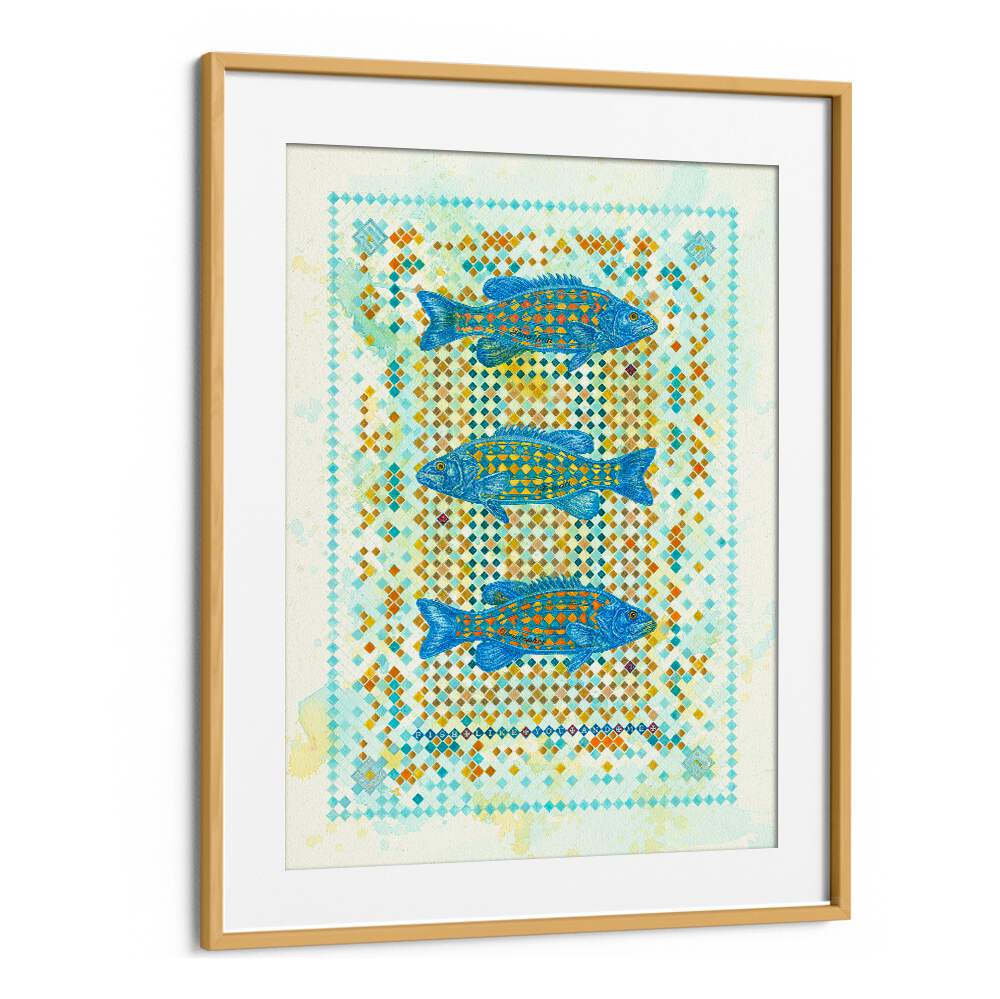 Vibrant FISH LIKE YOU AND ME II, ANIMAL PAINTINGS featuring colorful fish on a textured background, perfect for any space.